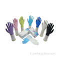 CE FDA Glove di nitrile senza polvere usa e getta